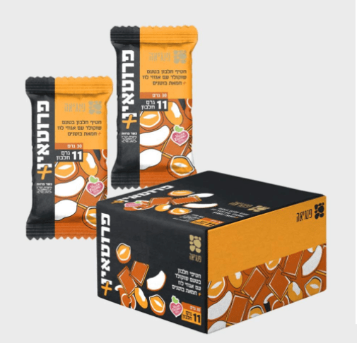 חטיף חלבון מיני בטעם שוקולד חמאת בוטנים חטיף חלבון מיני בטעם שוקולד לוז חמאת בוטנים הכל דבש