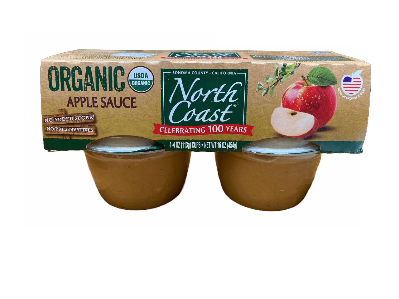 רסק תפוחים אורגני 452 גרם