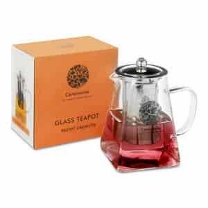 קנקן זכוכית עמיד לאש ישירה 950מל קנקן זכוכית הכל דבש